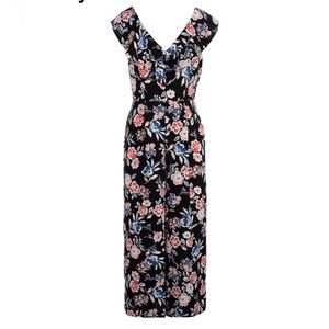INC Floral-Print Jumpsuit NWT size 2